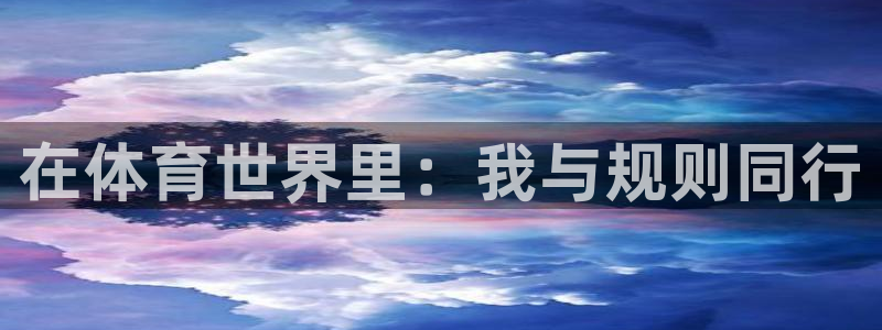 vsport体育在线官网：在体育世界里：我与规则同行